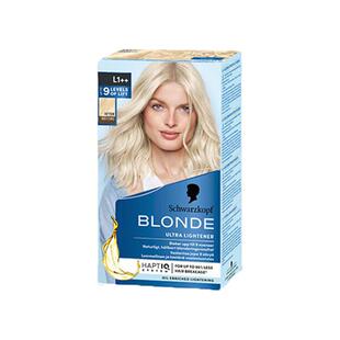 施华蔻漂发剂Blonde强力褪色白金色漂染剂膏去黄不伤发漂粉漂浅霜