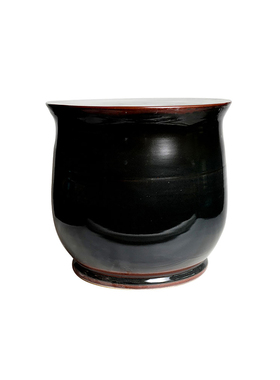 辰天陶瓷极简黑色鼓凳定制