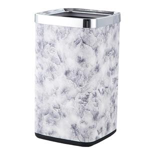 万丽豪不锈钢垃圾桶酒店客房双层垃圾架家用办公室高档加厚垃圾桶