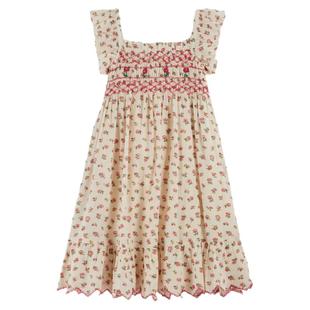 5Z Little现货法国emile et ida SS25女宝宝碎花连衣裙吊带裙