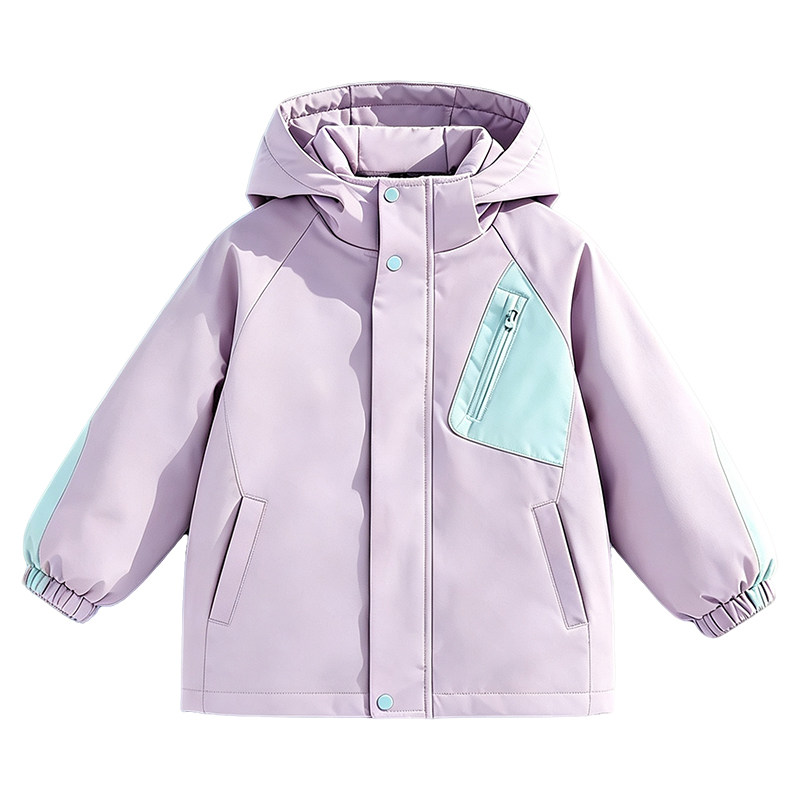 巴布豆女童羽绒服洋气时髦