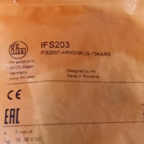 询价-易福门IFS203接近开关，型号IFB2007-ARKG/M
