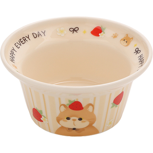 可爱陶瓷酸奶碗沙拉碗水果碗家用米饭碗早餐碗燕麦碗草帽碗漂亮碗