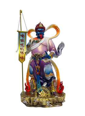 面然大士神像汉白玉供奉家用摆件