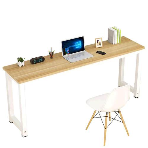 简约现代台式电脑桌家用卧室书桌学生学习桌写字桌办公桌长条桌子