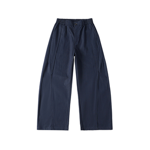 LR MADE 26SS 层次飞边 交叉立体褶位 造型设计感小弯刀休闲长裤