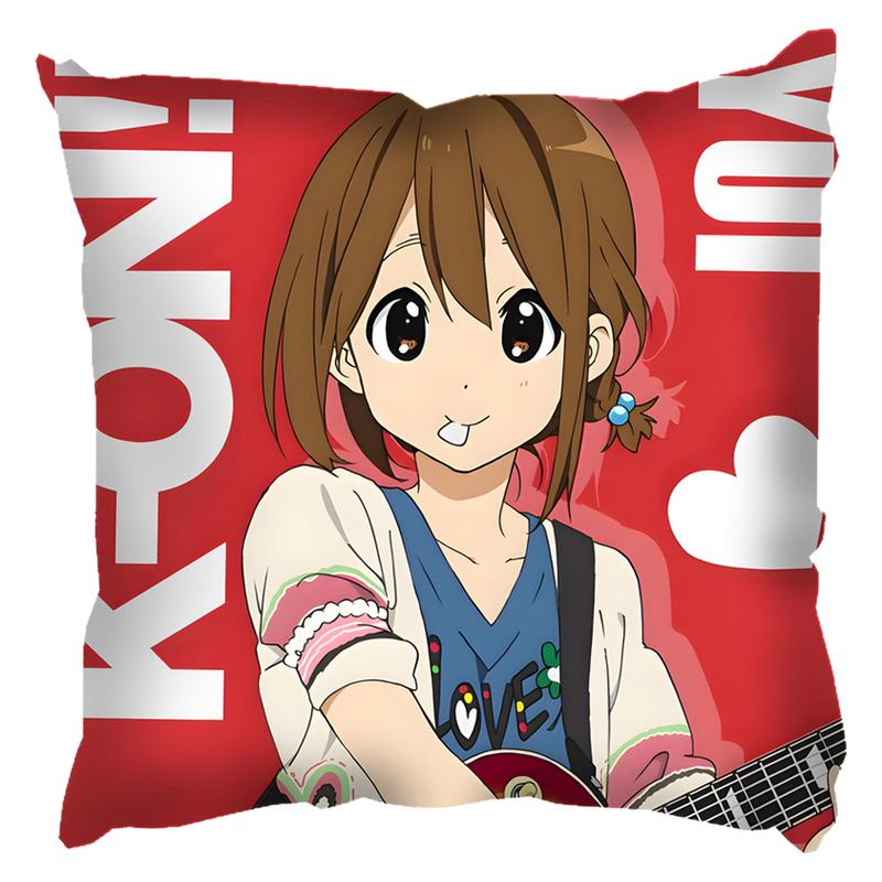 K-ON轻音少女周边 平泽唯 秋山澪 中野梓 抱枕床头枕头汽车用靠背