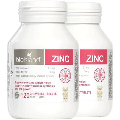 bio婴幼小熊改善食欲120粒*2锌片
