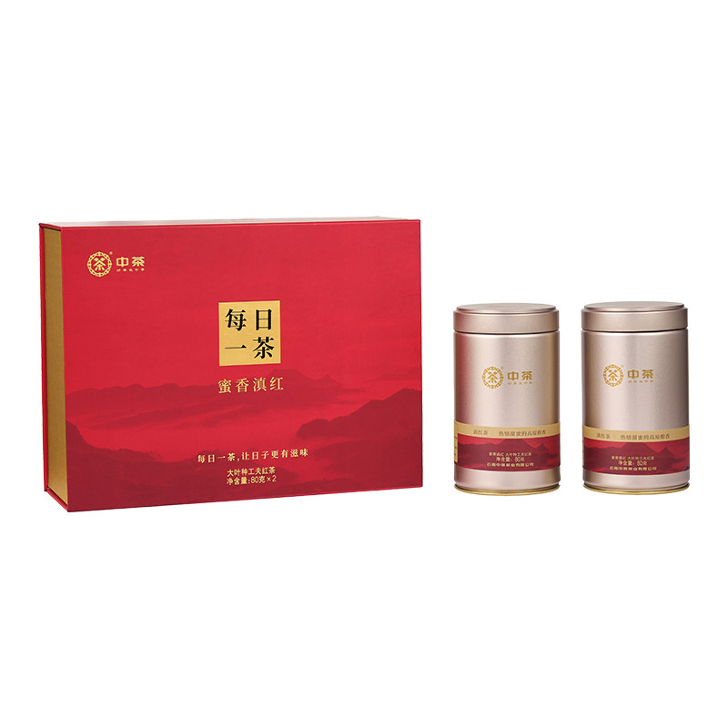 中茶每日一茶蜜香滇红工夫红茶