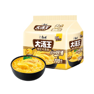 康师傅6小时慢炖鸡汤面110g*5袋