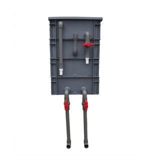 鱼缸过滤箱过滤盒滴流盒周转箱过滤系统增氧培菌上置过滤滴沉淀仓