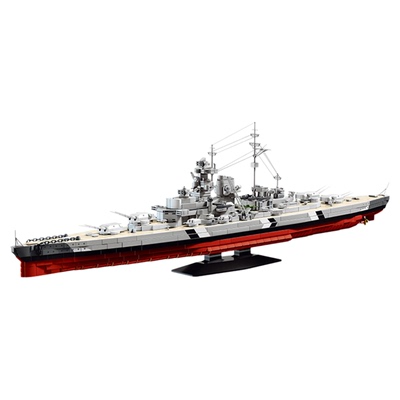 国产积木二战俾斯麦战列舰模型
