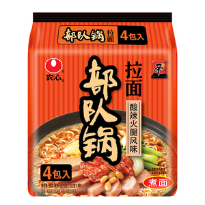 农心部队锅拉面酸辣火腿风味