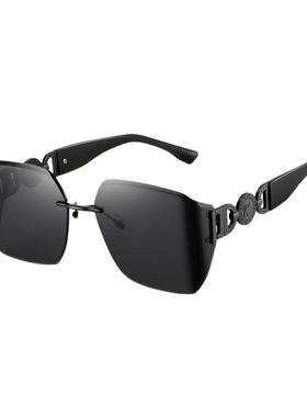 防紫外线无框潮流曲面屏太阳眼镜