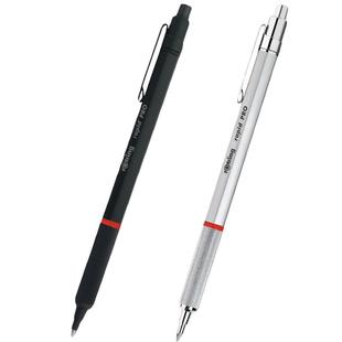 【送礼推荐】德国rotring红环按动圆珠笔Rapid Pro原子笔进口金属笔商务办公签字笔可替换中性笔芯送礼