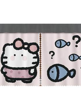 爆款U型床帘宿舍上铺遮光 宿舍一体式加厚床帘上下铺用kitty新款