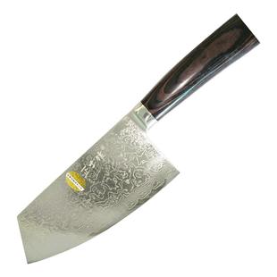 正士作金门vg10菜刀大马革士钢刀锋利厨刀手工锻打厨师专用主厨刀