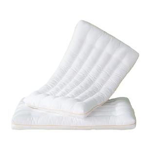 富安娜出品馨而乐抑菌防螨护颈学生低枕矮薄枕芯儿童枕学生宿舍