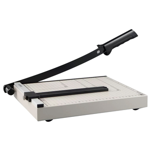 得力切纸刀a4手动迷你钢质木质切纸机裁照片名片裁剪切割神器a3多功能裁纸刀切割器小型铡刀闸刀裁纸器切割刀