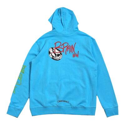 可爱搞怪恶搞怪卡通趣味图案花臂潮牌纯棉连帽衫hoodies卫衣情侣