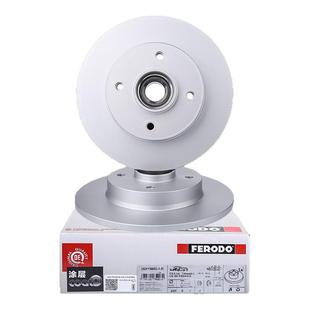 菲罗多适配标致307后刹车盘世嘉408标志308爱丽舍C4L带轴承制动盘