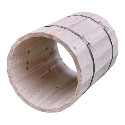杉木土养圆桶上下头蜂桶
