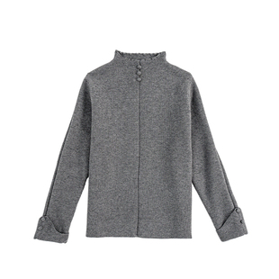 女童毛衣打底针织衫2025新款秋冬洋气儿童中大童厚款内搭长袖上衣