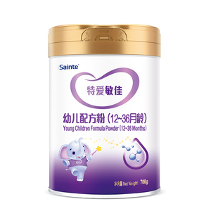 优博特爱敏佳适度水解奶粉低敏婴儿部分乳糖蛋白过敏3段食品700g
