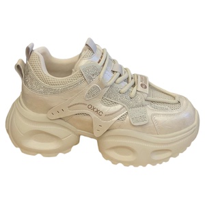 老爹鞋ins潮小个子6CM松糕厚底轻便运动鞋女2025秋爆款百搭休闲鞋