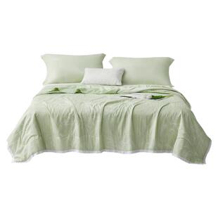 罗莱家纺100蚕丝空调被芯夏凉被子莱赛尔棉蚕丝水洗夏被学生宿舍