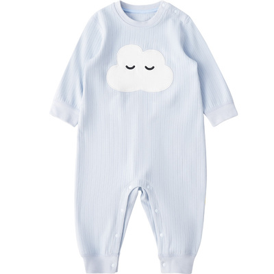 宝宝连体衣春夏轻薄弹力爬爬服