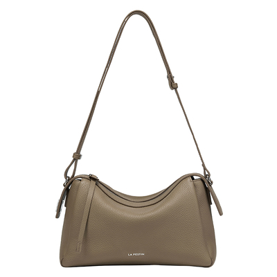 拉菲斯汀头层牛皮2025新款秋冬斜挎包真皮女包腋下包大容量托特包