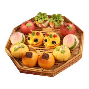 盖盖有口福花饽饽马年馒头年货礼盒过年花馍春节山东特产伴手礼