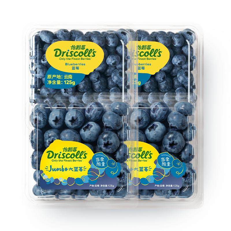 【云南蓝莓季】Driscoll's怡颗莓新鲜蓝莓云南水果酸甜当季中大果