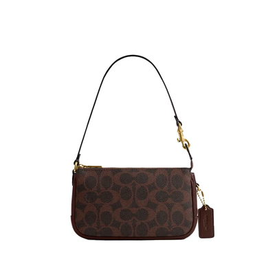 【自营】COACH/蔻驰黄铜色金属硬件女士时尚百搭单肩手提包CCD38