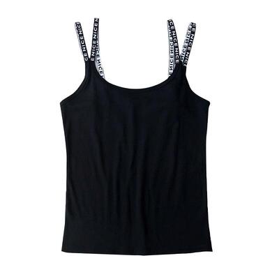 莫代大码吊带背心女外穿打底