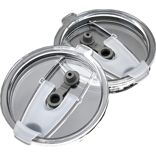 牛奶玻璃杯7cm杯盖马克杯8cm杯盖通用冰霸杯密封盖防漏吸管耐高温