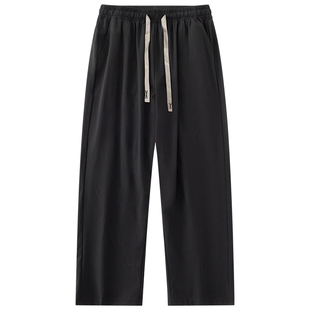 裤子男款秋冬款加绒直筒裤宽松休闲长裤男士冬季男生西裤运动裤潮