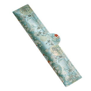 梅林笔庄笔帘毛笔收纳专用毛毡毛笔袋新中式古风便携初学者简约大容量书法国画小学生保护毛笔收纳神器收纳包