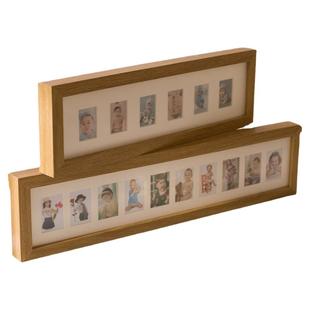 儿童证件照相框摆台实木宝宝一周岁成长记录收藏长方形简约相片框