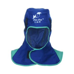 威特仕23-6680 火狐狸透气电焊防尘帽子披肩 焊接防烫隔热焊工