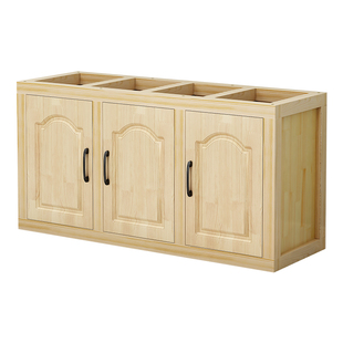 定做实木鱼缸底柜底座鱼缸柜子松木架子家用客厅水族箱隔断柜鞋柜