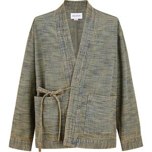 UR2024秋季新款男潮流新中式夹克日式和服道袍牛仔外套UML840083