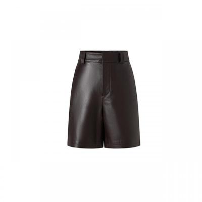 imm尹默时髦单品百搭羊皮短裤