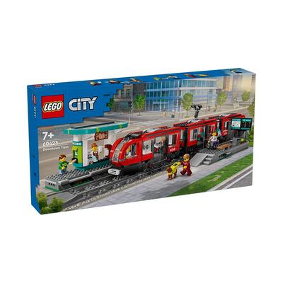 【自营】LEGO乐高城市系列60423都市有轨电车儿童益智积木玩具