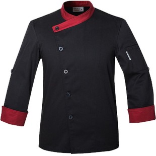 厨乐乐品牌酒店厨房厨师工作服制服工装饭店男女厨师服装定制logo