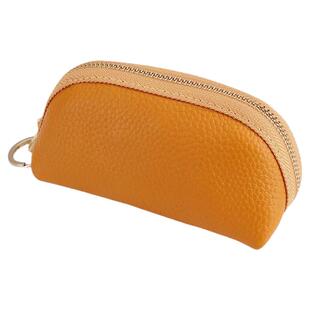 新品 真皮简约大容量车钥匙包牛皮女小巧收纳迷你锁匙包套家用可