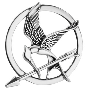 饥饿游戏 嘲笑鸟胸针 欧美影视周边星火燎原徽章合金百搭书包别针