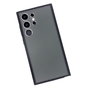 适用于三星S24ultra手机壳磨砂肤感全包防摔S24摄像头精孔磁吸手机套S24+不沾指纹半透明