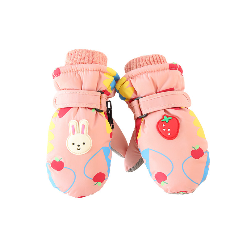 儿童滑雪手套冬季防水保暖男女童